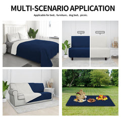 Easy-Going 110x90 inch sofa cover demonstrates large-fit protection.