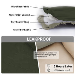 Easy-Going four-layer quilted fabric closeup highlights durability and comfort