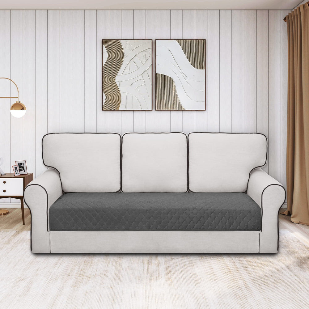 Easy-Going reversible cover with two colors demonstrated for matching decor