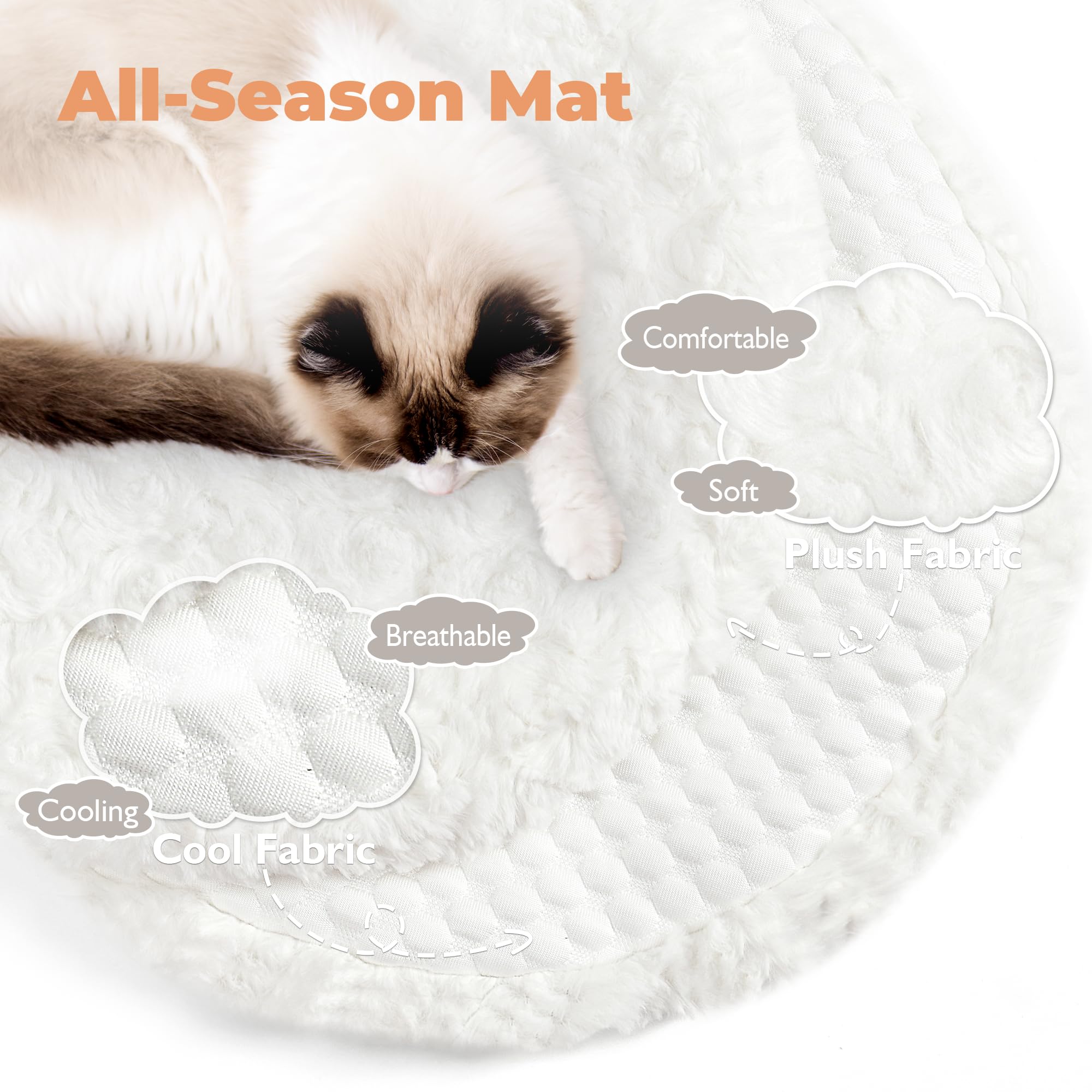 Easyego flower platform detail: decorative perch for sunlit naps and playful lounging