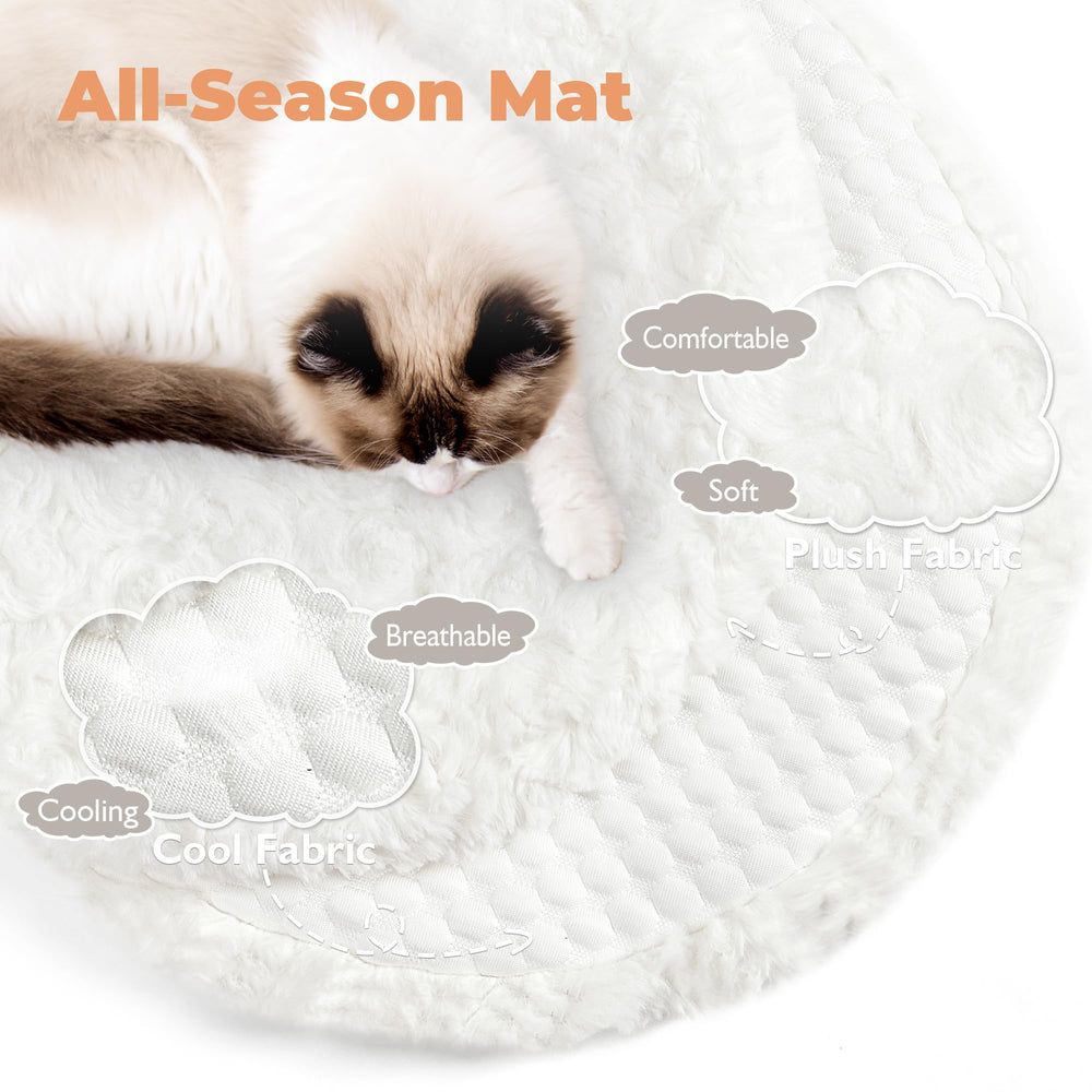 Easyego flower platform detail: decorative perch for sunlit naps and playful lounging