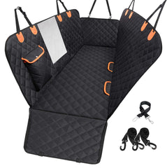EasyHaWei dog car seat cover with mesh window for better airflow and calmer travels.