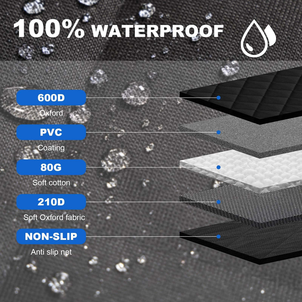 EasyHaWei dog cargo liner universal fit for most SUVs and vans.