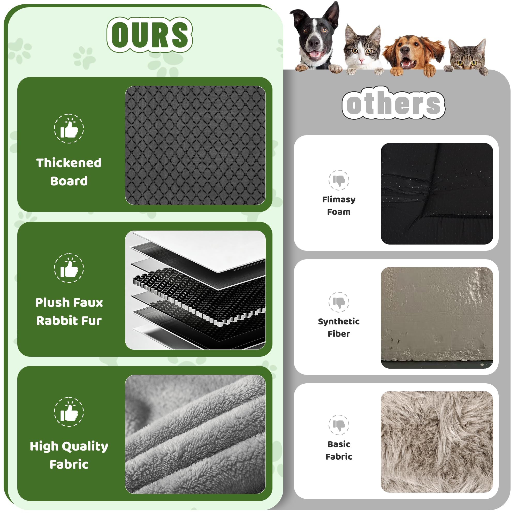 Ebukur washable plush pad keeps pet clean after travel.