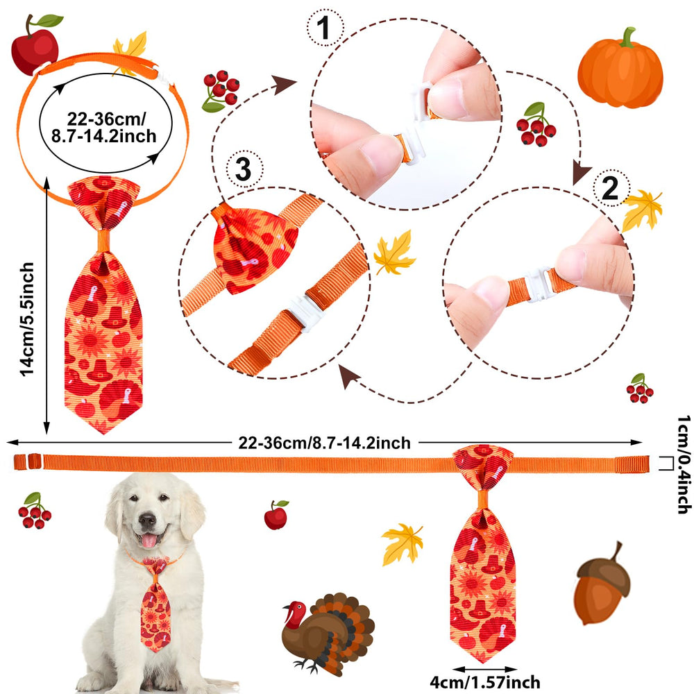 Eccliy holiday pet grooming collection showing multiple bow ties and neckties