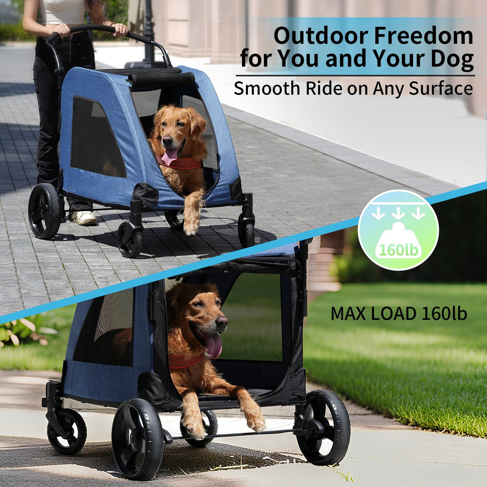 EchoSmile shock-absorbing wheels reduce bumps for a comfortable park ride.