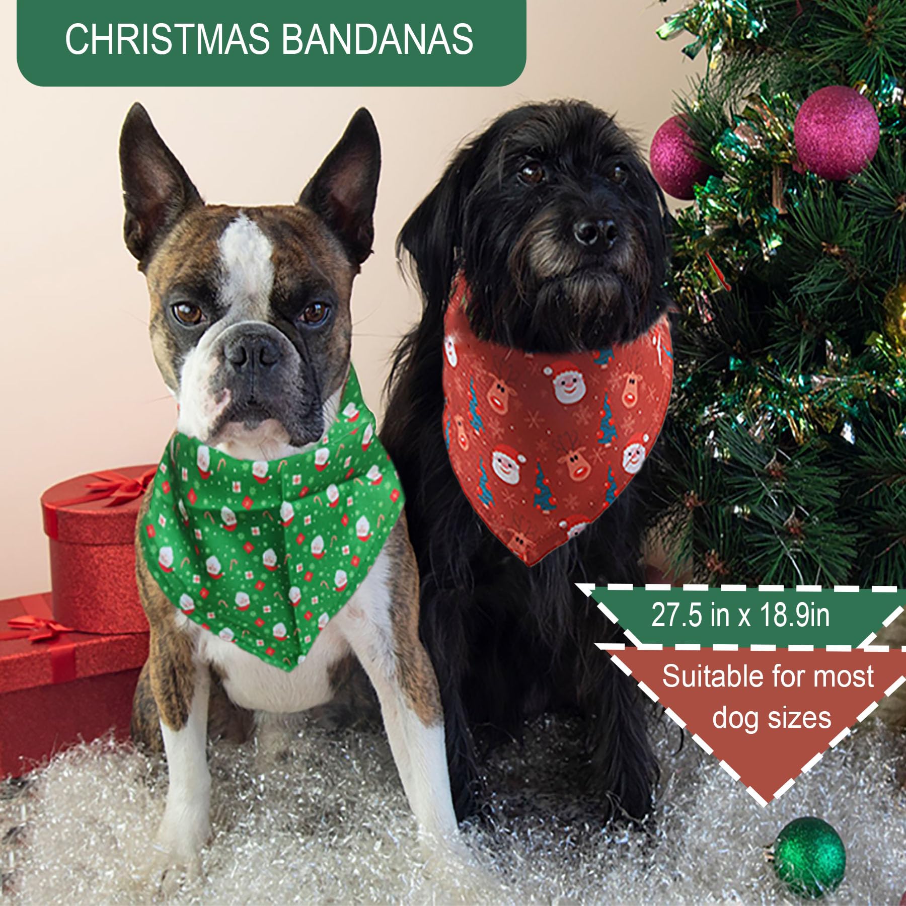 ECLAVIOS Christmas tree rope chew adds textured fun and grip