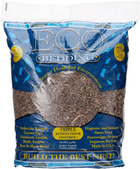 ECO Bedding 99% dust-free paper bedding creates a clean nesting area for birds.