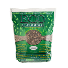 ECO BEDDING dust-free paper bedding for small pets keeps habitats cleaner and drier.
