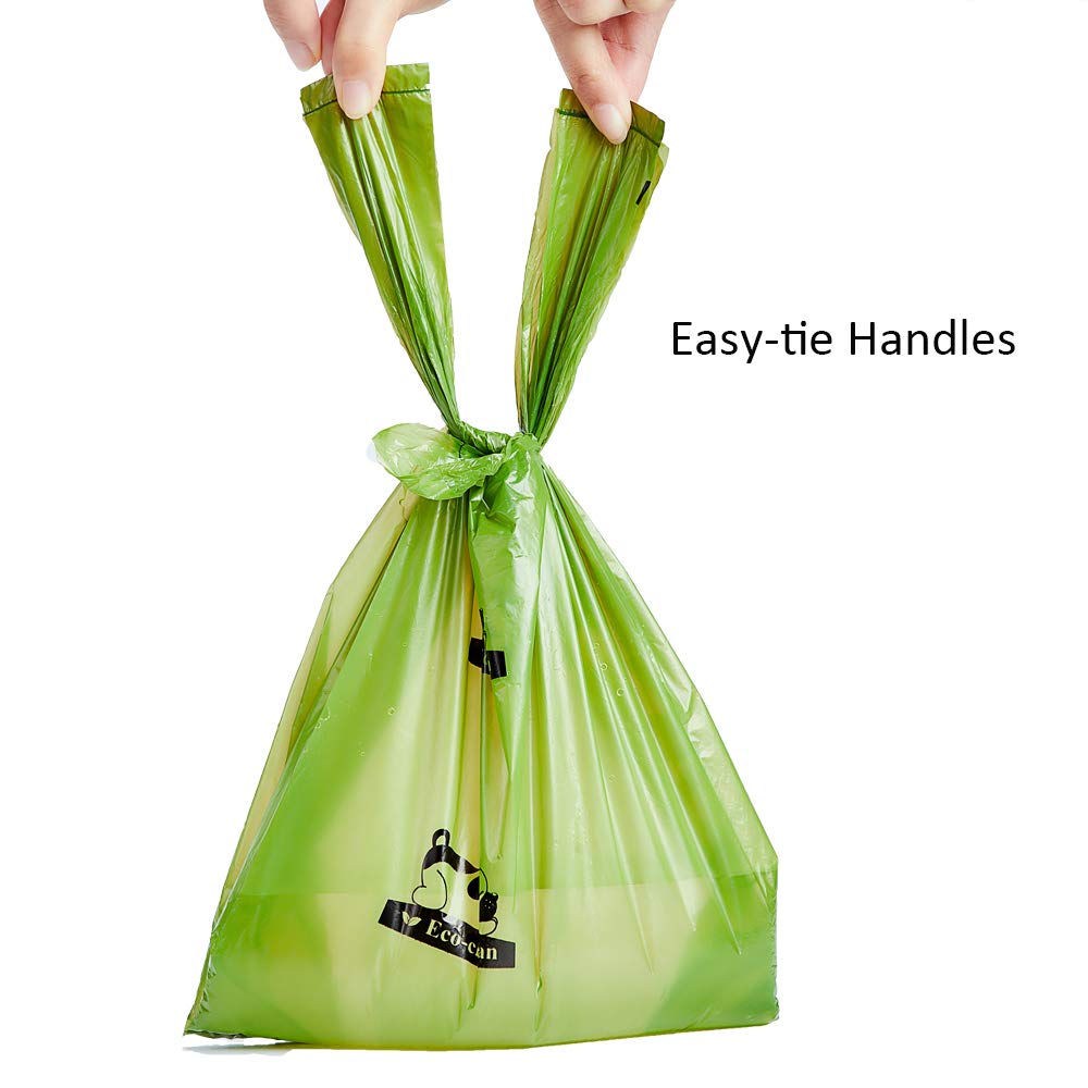 ECO-CLEAN easy-tie-handles feature for quick, tidy bag closures.