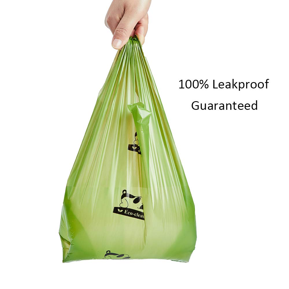 ECO-CLEAN leak-proof bags protect hands during pickup.