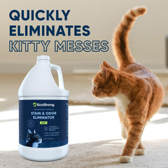 Eco Strong citrus-scent-odor-elimination-mist freshens bedding with a bright citrus aroma.