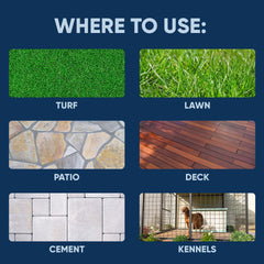 Eco Strong concrete patio deck usage illustrates safe, surface-friendly cleaning.