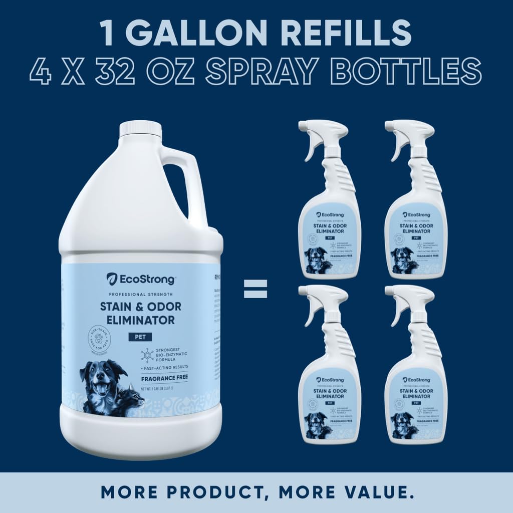Eco Strong fragrance-free-bottle offers a fragrance-free option for sensitive households.