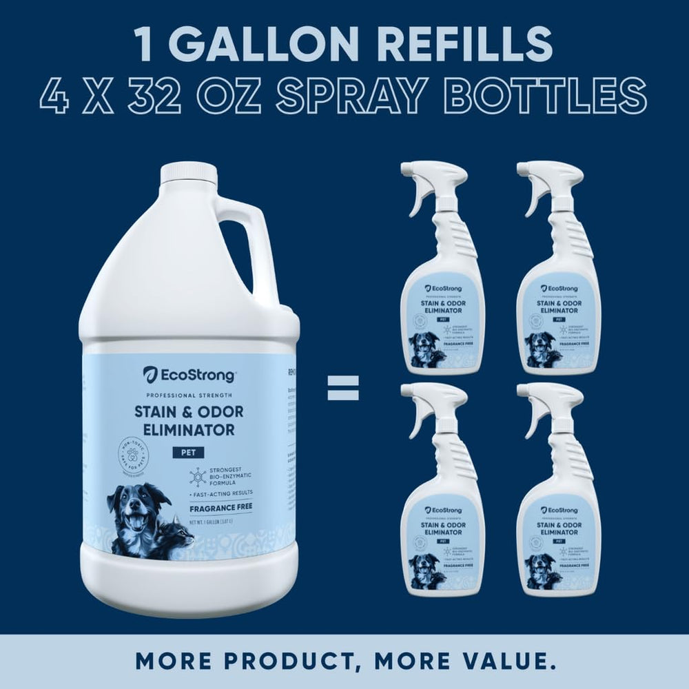 Eco Strong fragrance-free-bottle offers a fragrance-free option for sensitive households.