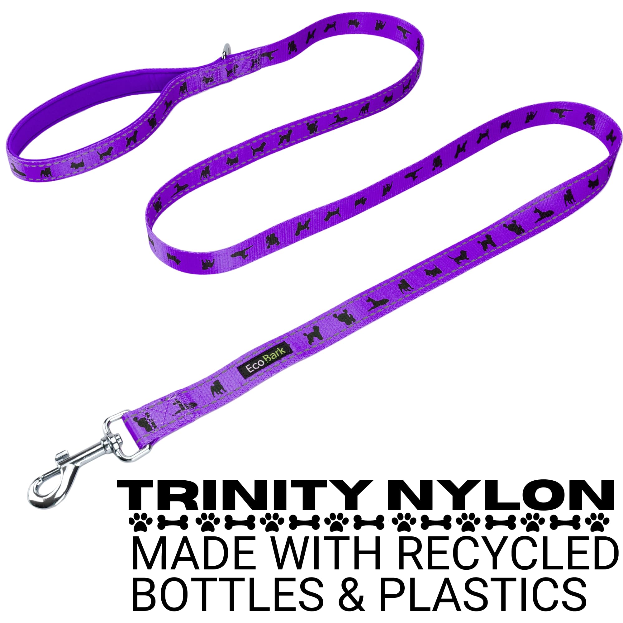 EcoBark dog leash built for durability and heavy-duty use on hikes.