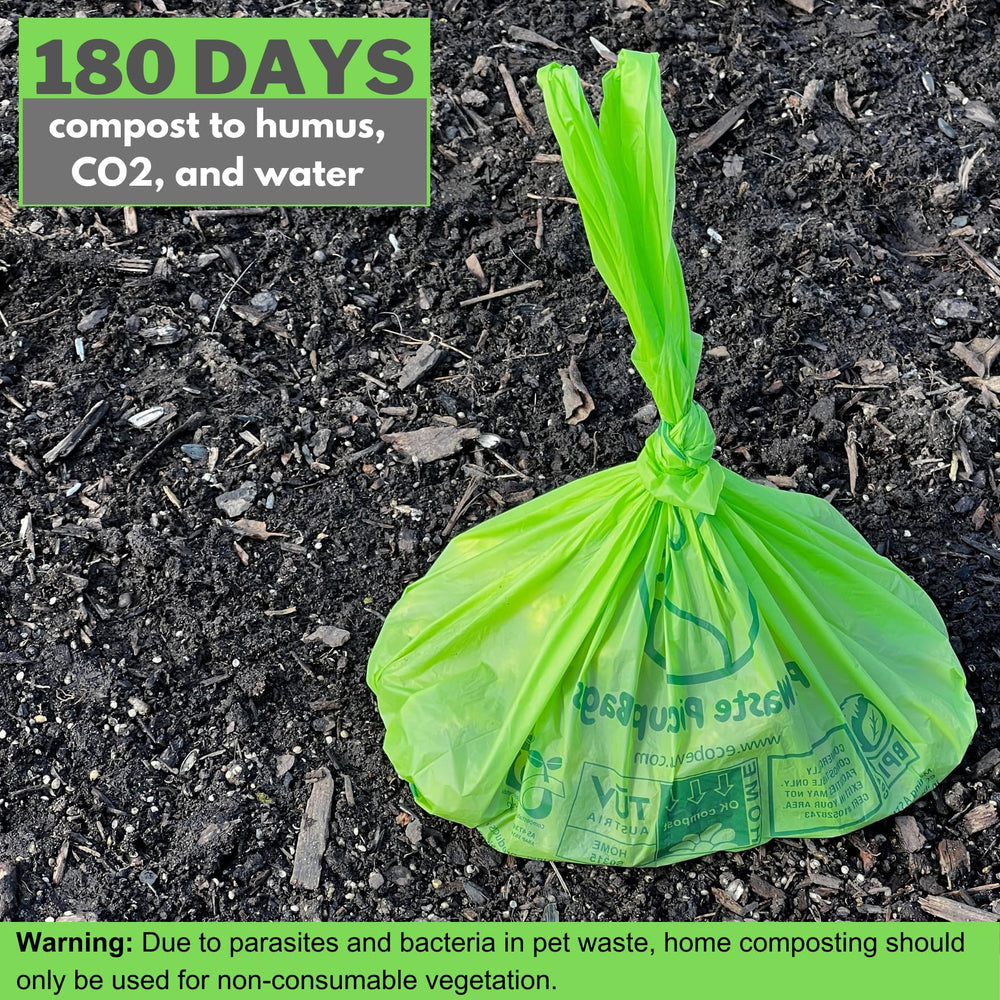 ecobewus 180-day degradation in compost piles supports sustainable disposal