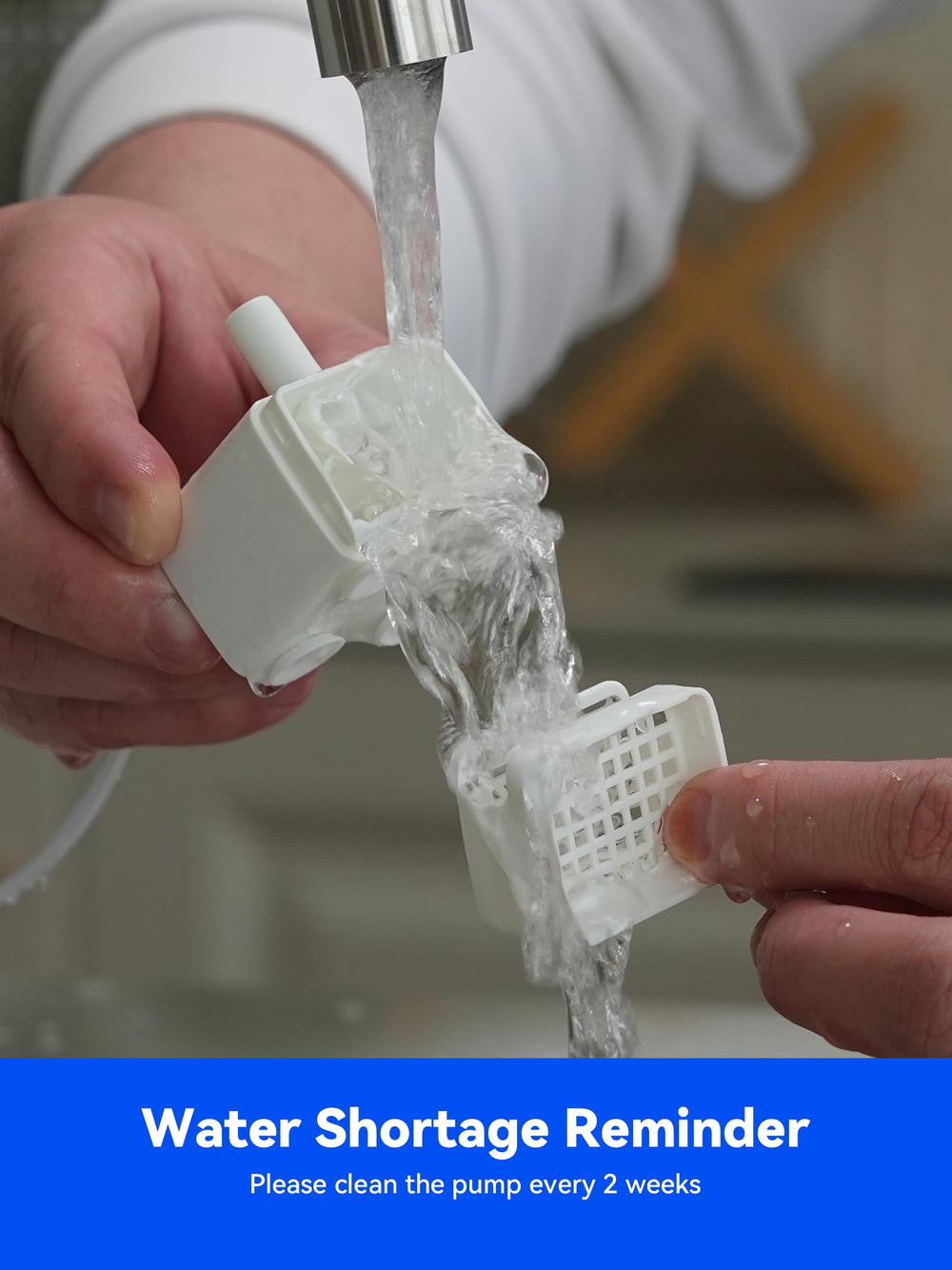 ECOCONUT auto shut-off low-water protection to prevent pump damage