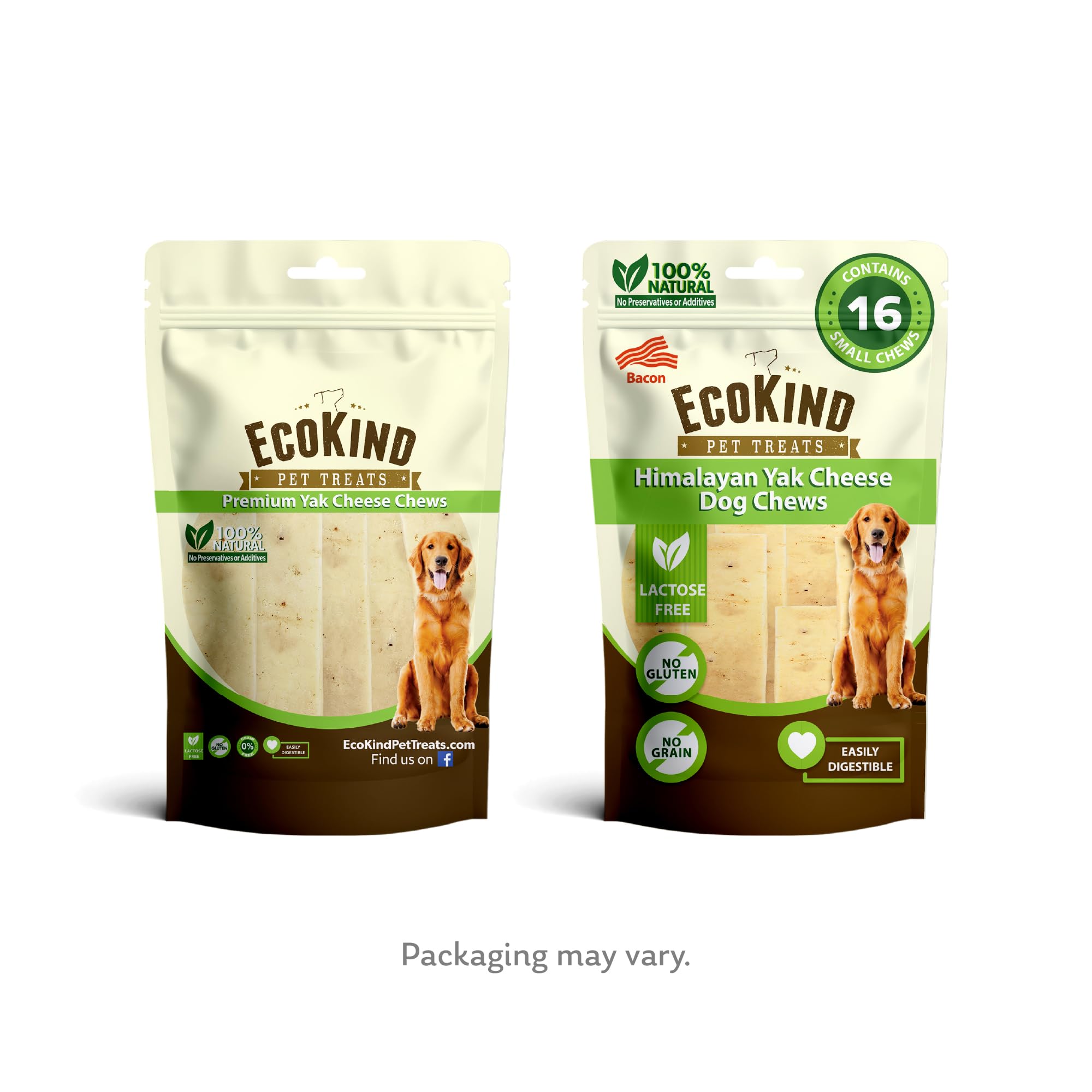 EcoKind pasteurized-milk yak-chew closeup, emphasizing safety and texture