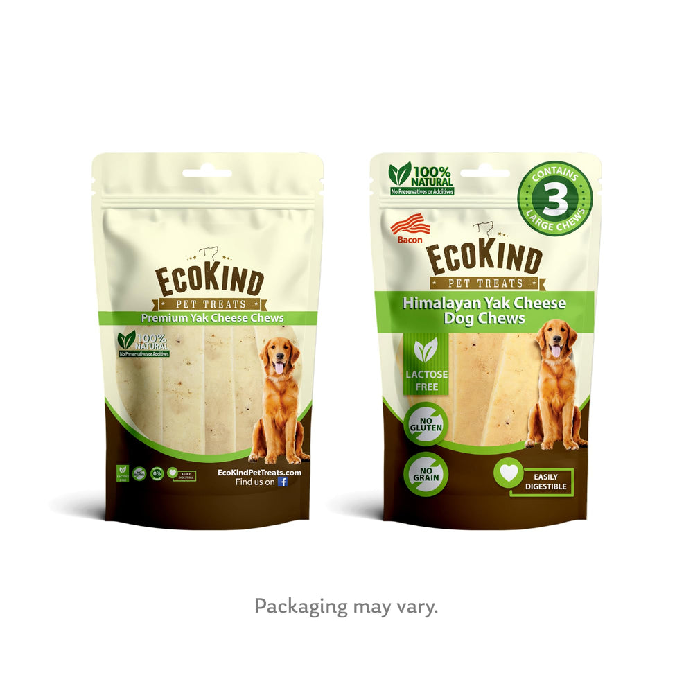 EcoKind Premium Gold Yak Chews no preservatives emphasizes natural ingredients