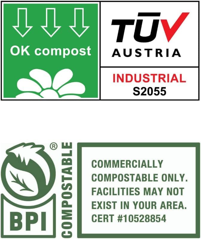 EcoLeo NeoGreen film bags provide plastic-free, compostable waste options.