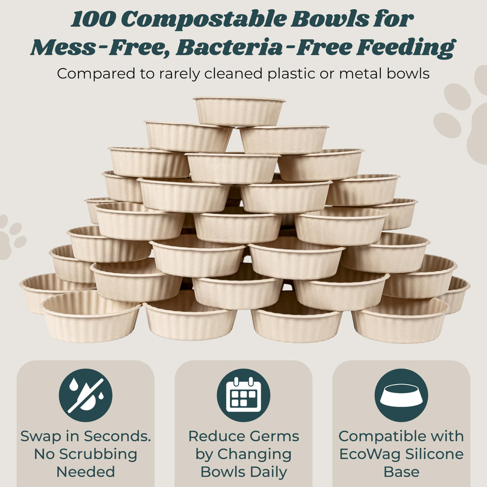 EcoWag refills crafted from compostable, responsible paper materials.