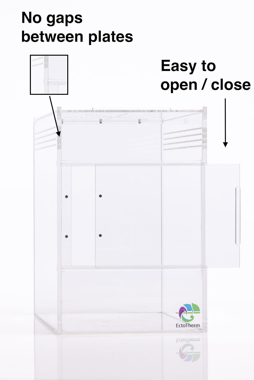 EctoTherm jumping spider enclosure assembly kit demonstrates pre-assembled convenience.