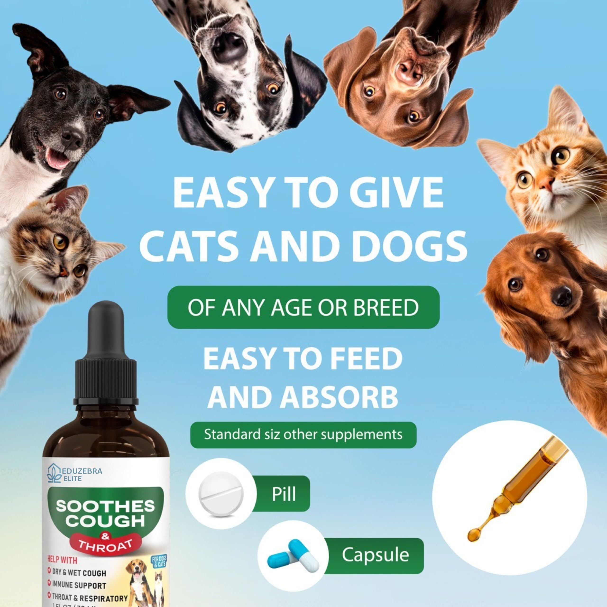 Extracto balanceado EDUZEBRA enfocado para perros y gatos.