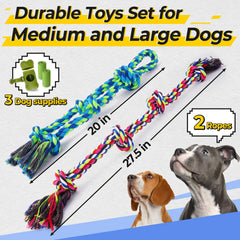 Eefitoys juego tira y jala, diversión duradera para perros de todas las tallas.