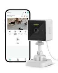 eekkii 2k cat camera front view for outdoor monitoring in all weather