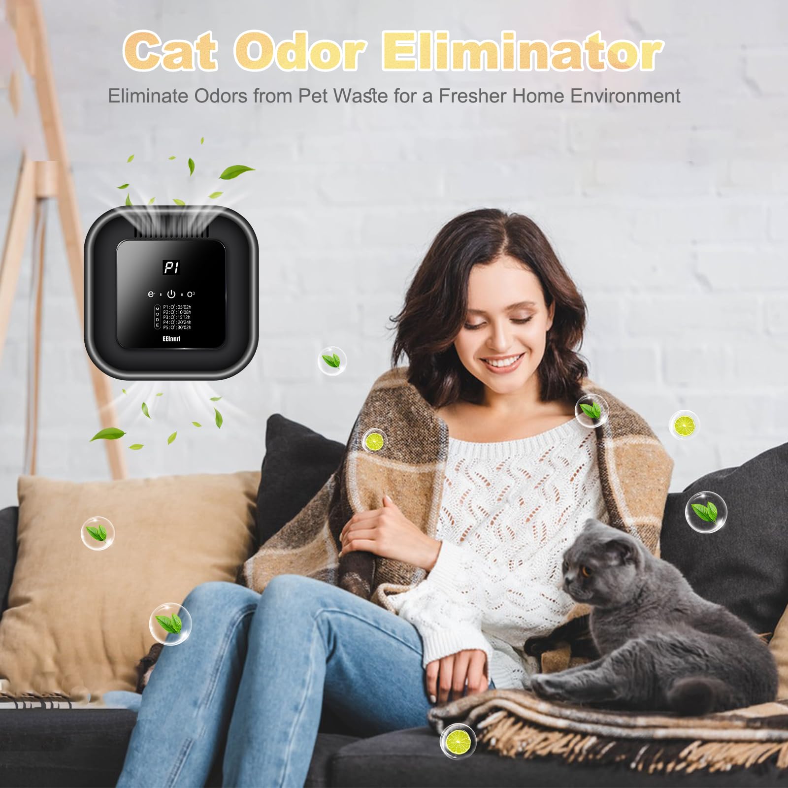 EEland energy-efficient device runs quietly, ideal for 24/7 odor management