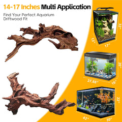 EFFIELER driftwood aquascaping textures highlight organic twists for realistic riverbiotope setups