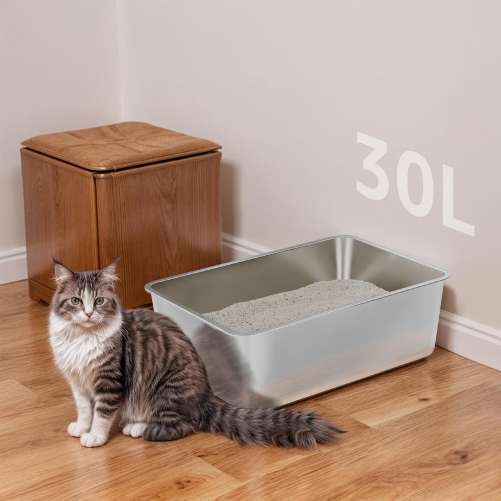 EGMEHOAD XXL litter box supports cats up to 15 pounds