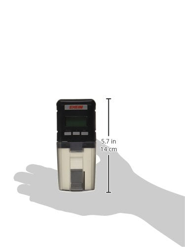 Eheim Everyday Fish Feeder adjustable slider enables precise portion control.