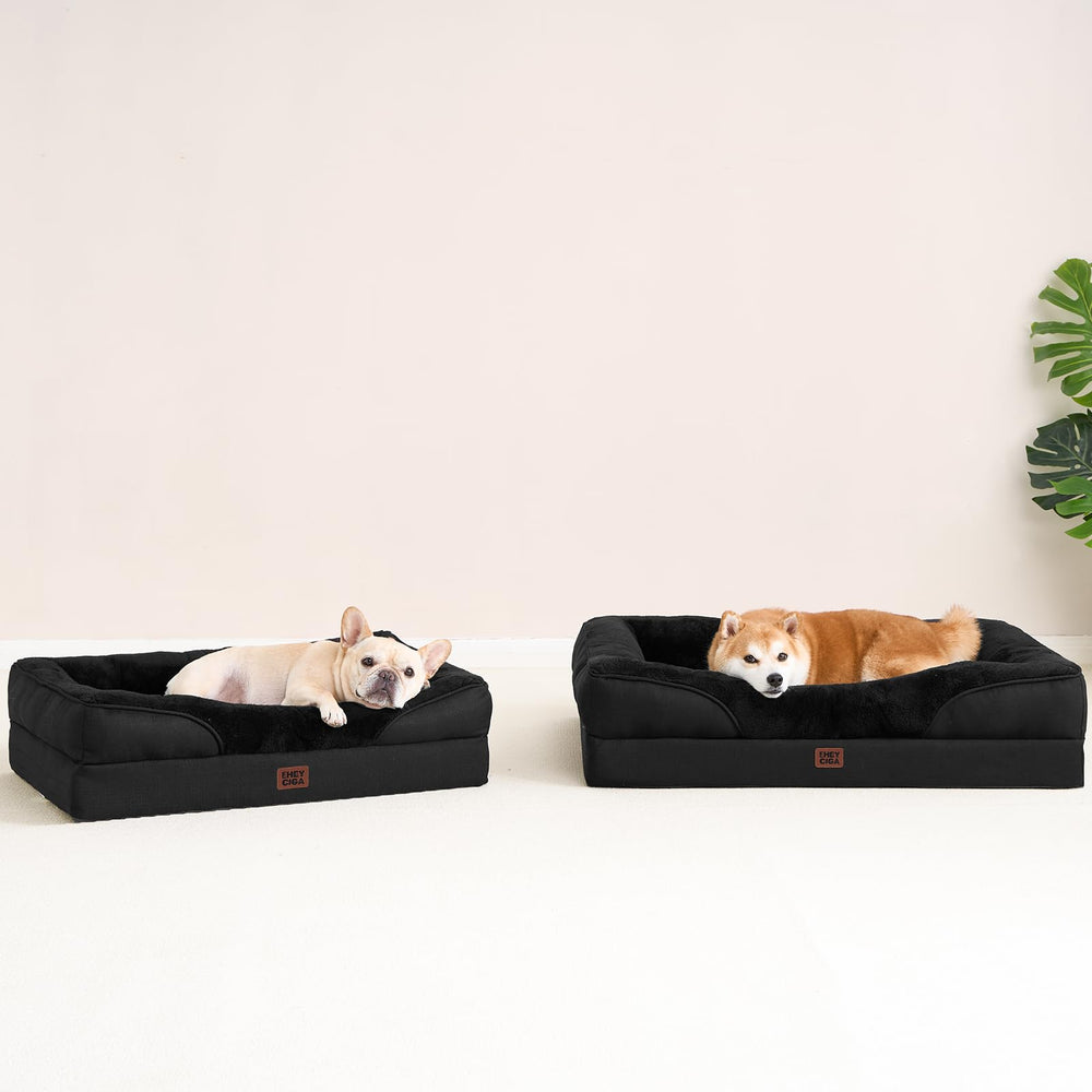 EHEYCIGA 36x27x7 inch bed fits medium to extra-large dogs