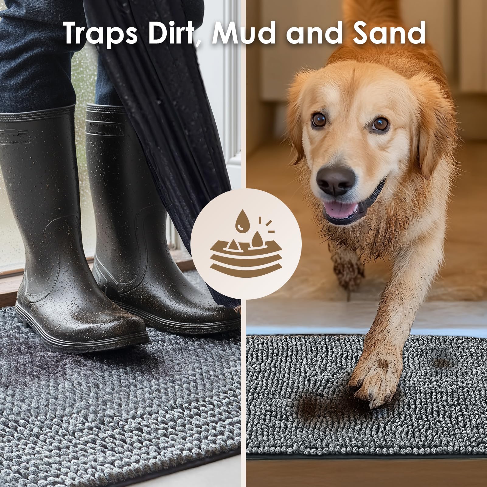 EHEYCIGA chenille-soft-pile offers plush feel for cozy pet comfort.