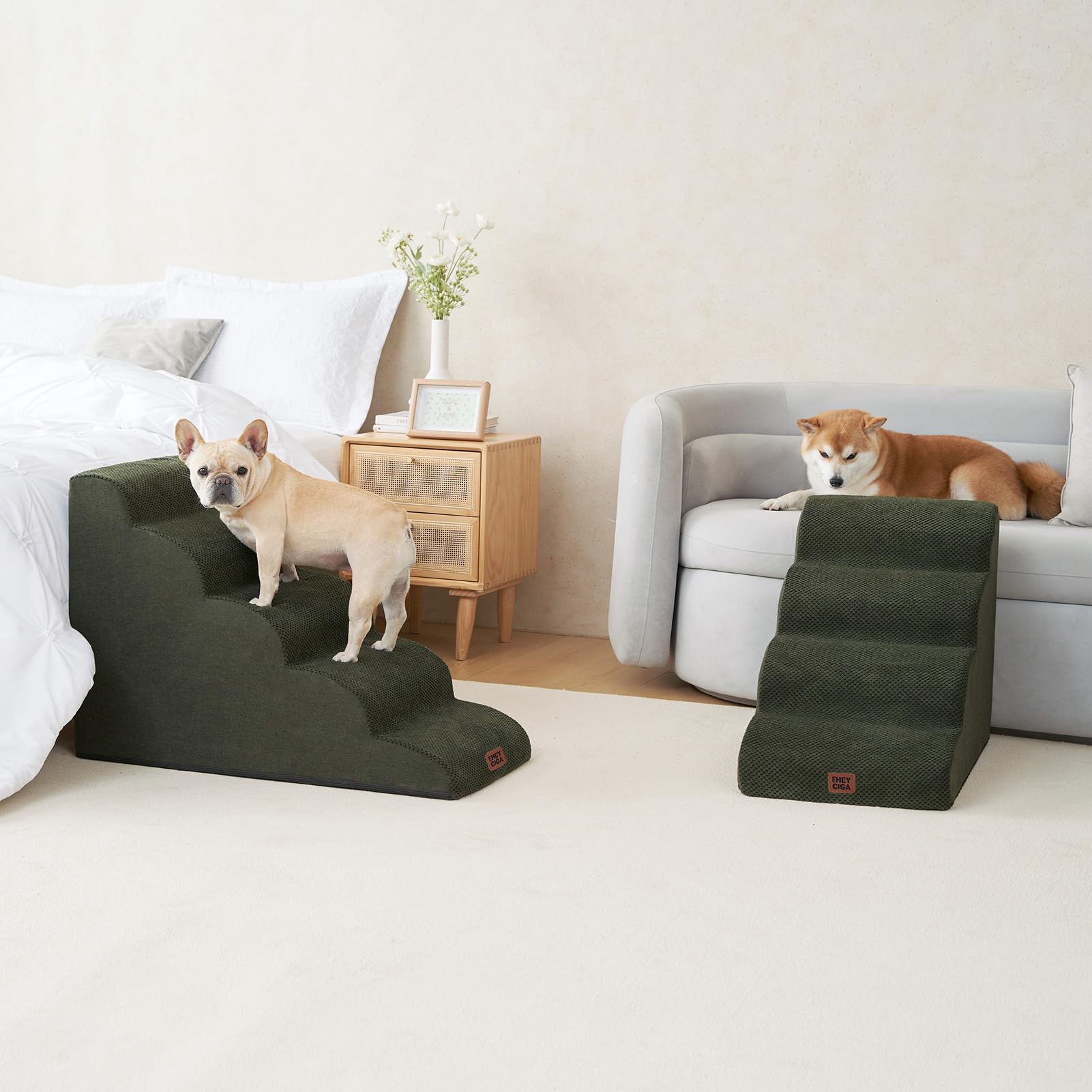 EHEYCIGA compact design fits beside beds and couches for easy access.