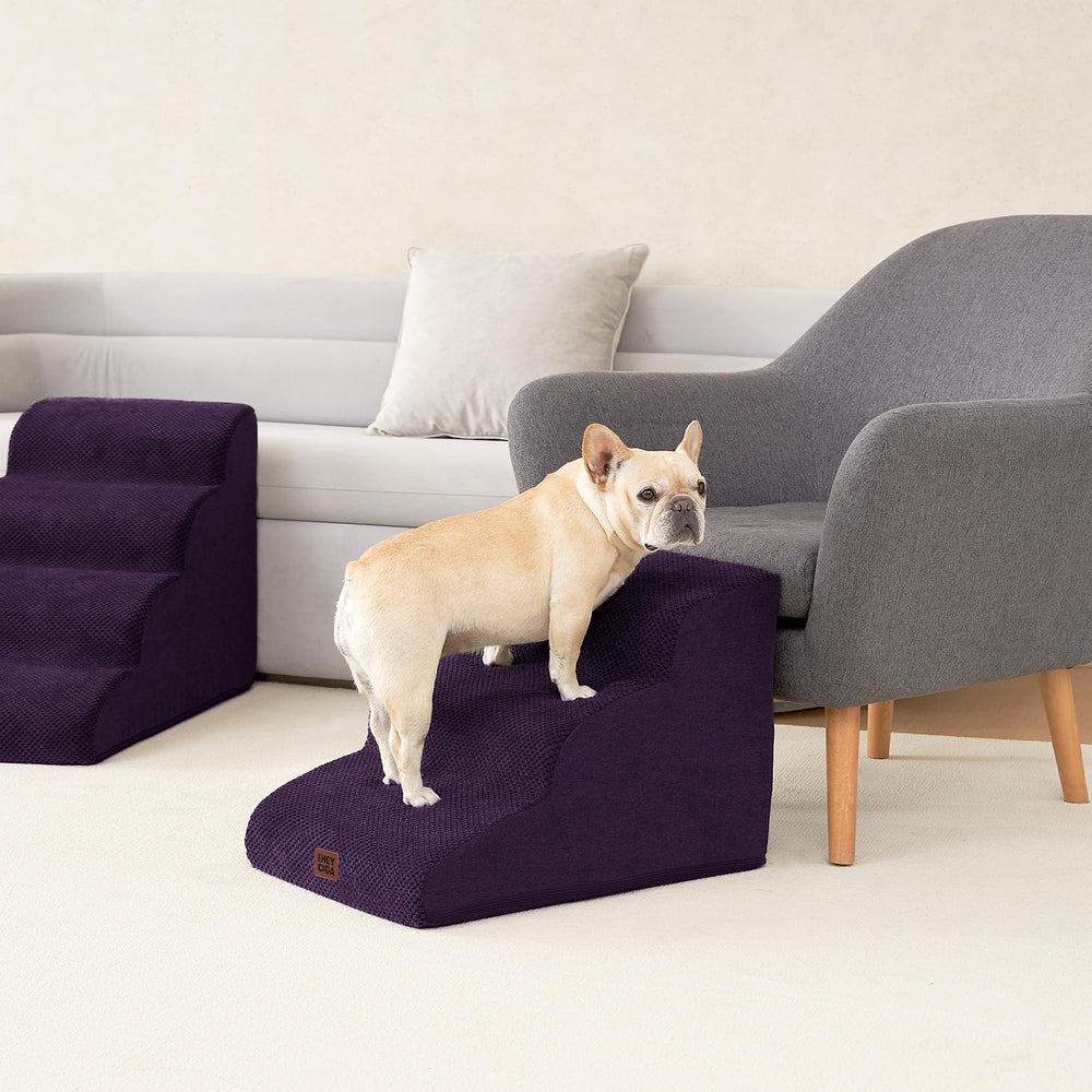 EHEYCIGA curved dog stairs for cats-and-dogs indoor-use enhances accessibility.