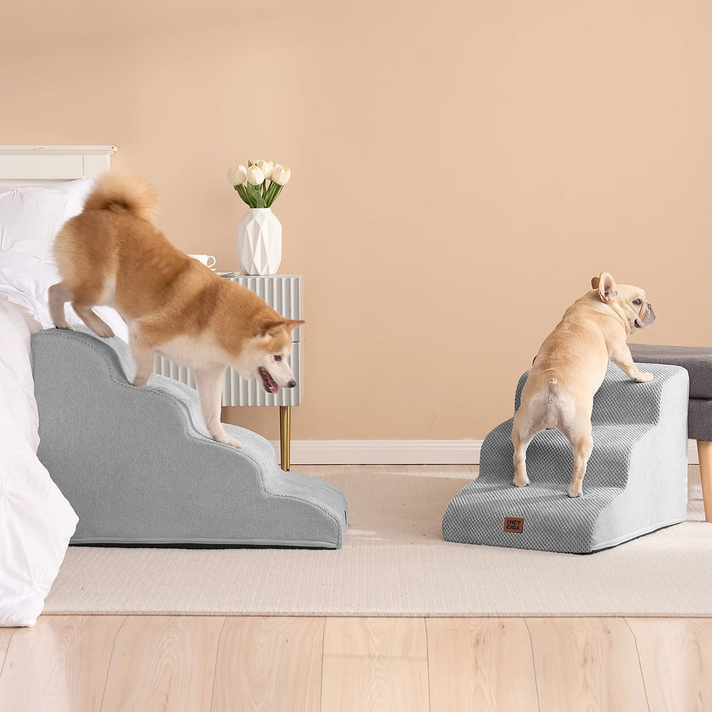 EHEYCIGA curved dog stairs suitable for cats and small dogs