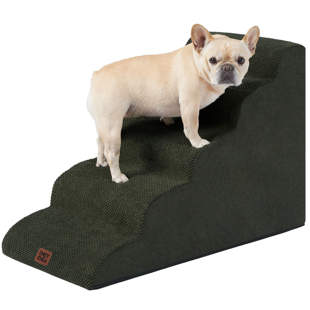 EHEYCIGA curved dog stairs indoor-use friendly design for daily pet access.