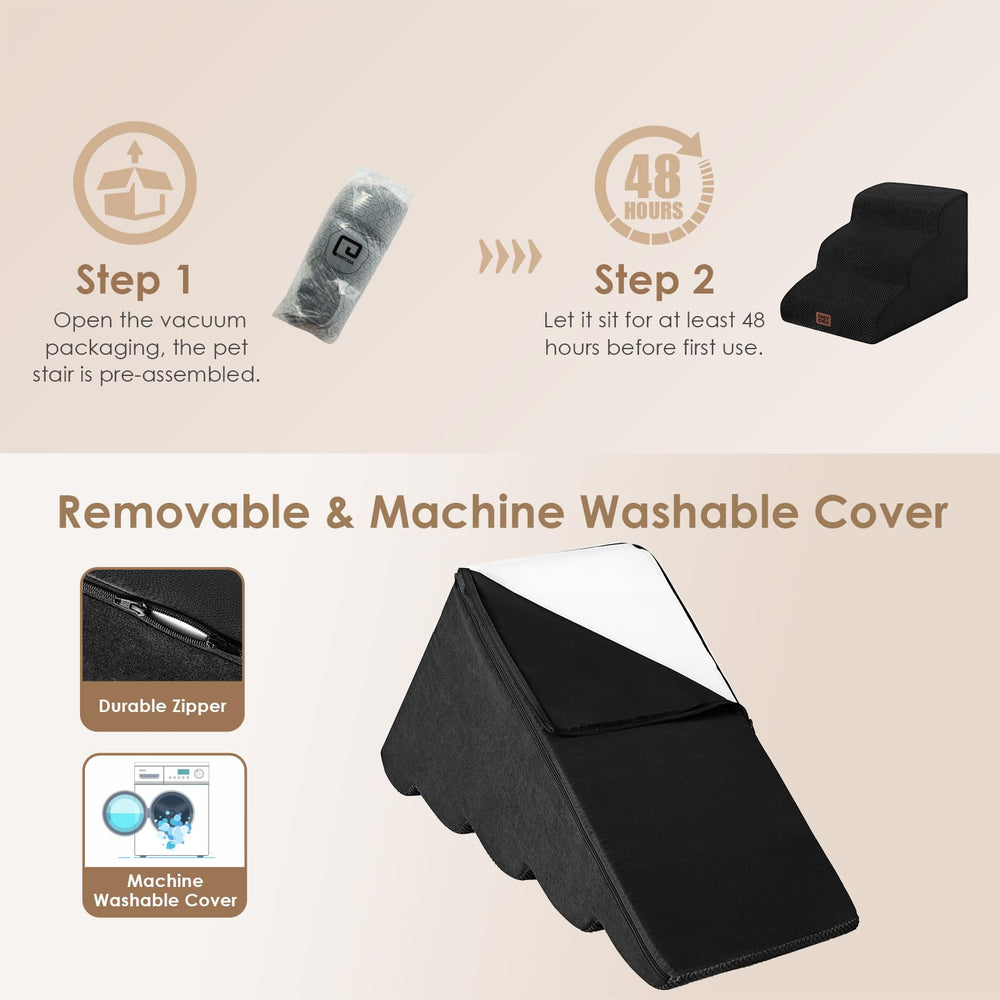 EHEYCIGA non-slip cover feature highlighting secure grip on floor
