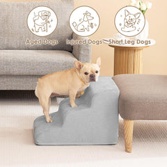 EHEYCIGA curved dog stairs removable washable cover simplifies cleaning