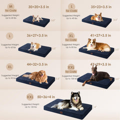 EHEYCIGA dog bed crate fit—snug in kennels for calm crate time.