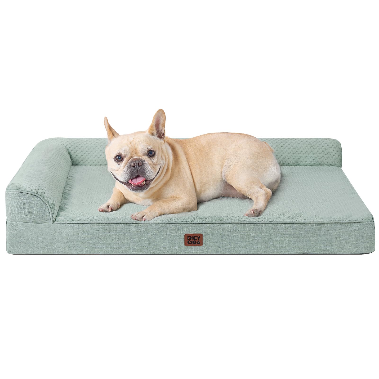 EHEYCIGA dog bed with egg crate memory foam for cushioned comfort