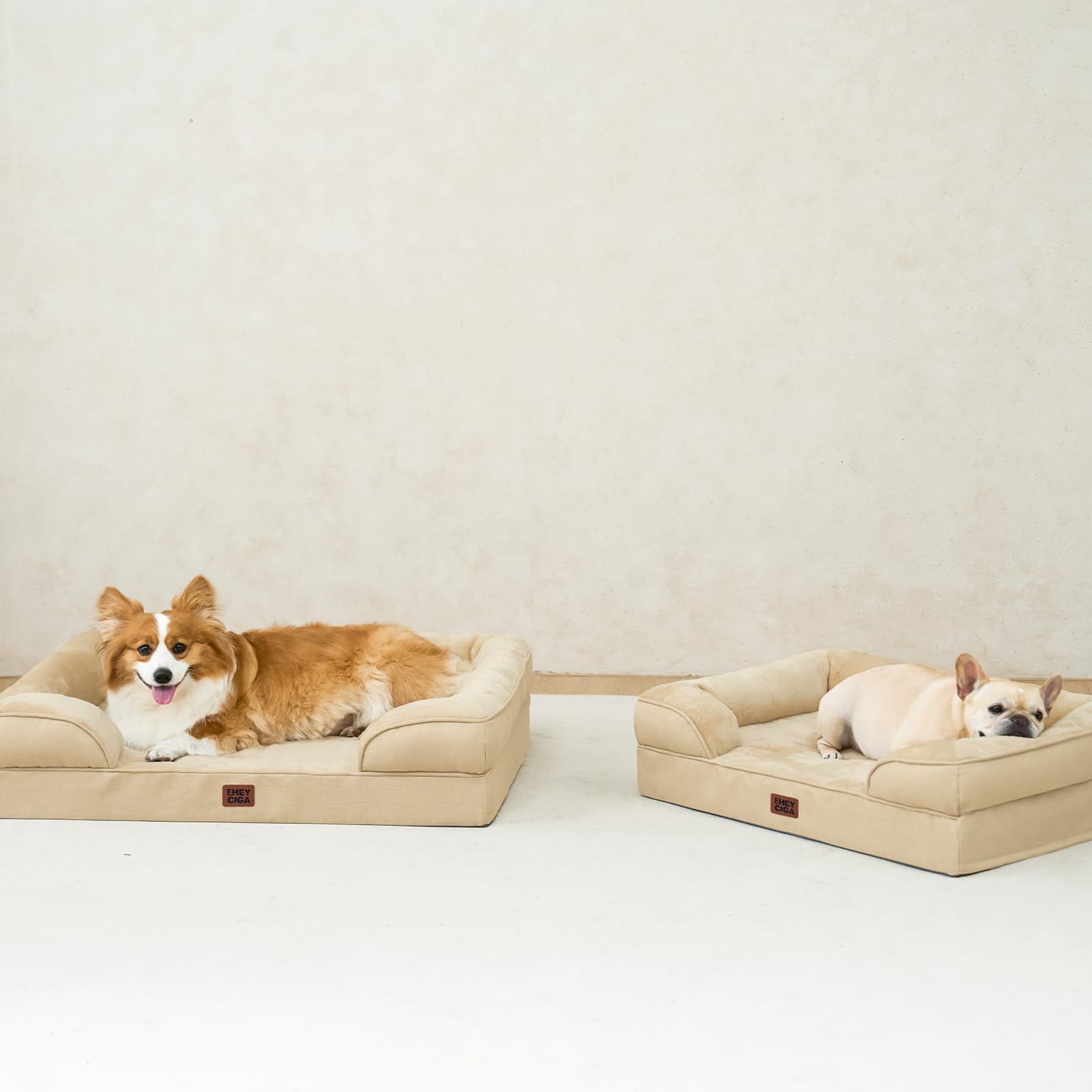 EHEYCIGA dog bed-large-xl-size fits big dogs and leaves ample lounging space.