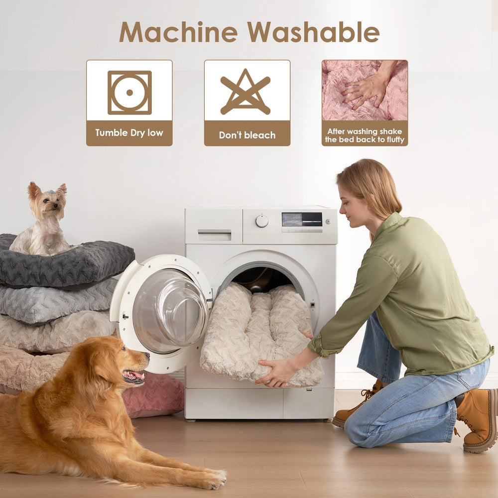 EHEYCIGA portable dog bed fits kennels, crates, or standalone use.