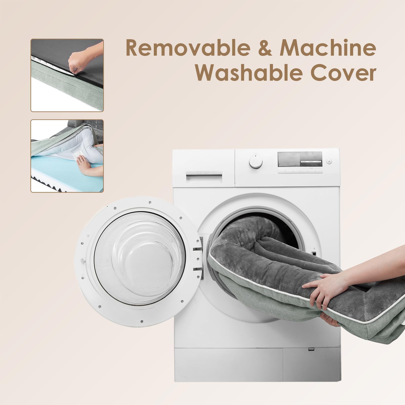 EHEYCIGA removable cover simplifies cleaning after adventures.