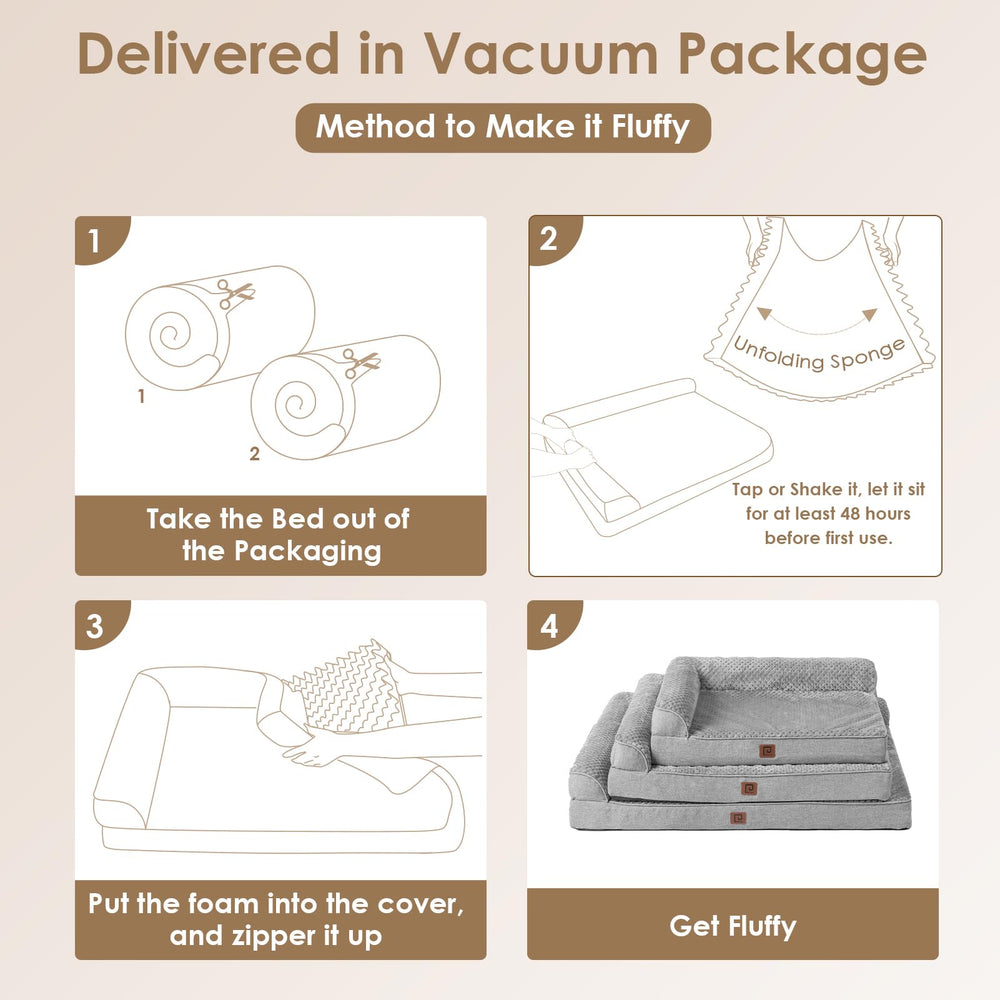EHEYCIGA removable cover with zipper for easy cleaning