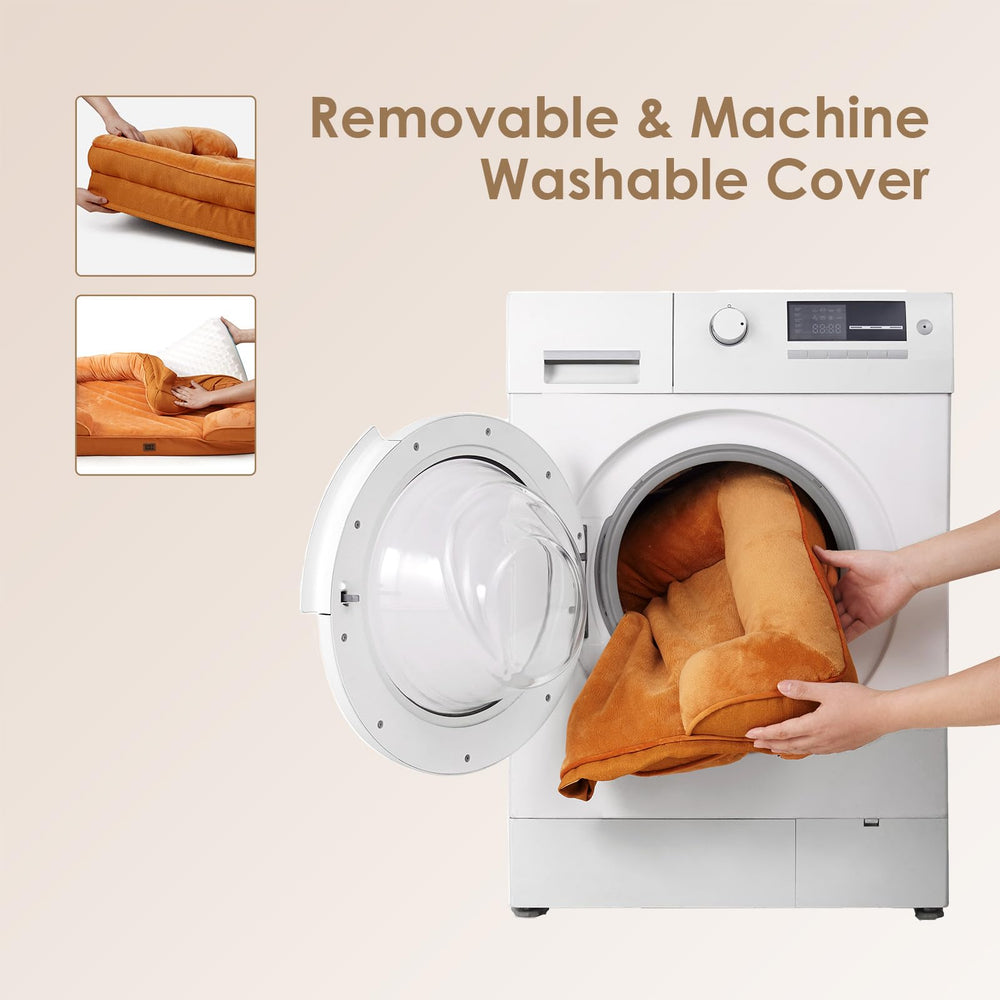 EHEYCIGA removable washable cover with zipper for easy cleaning.