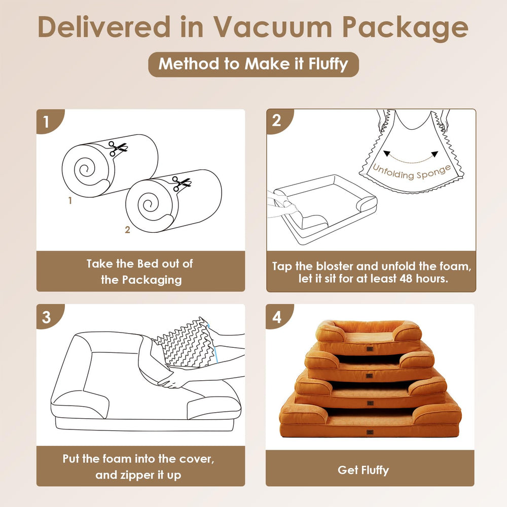 EHEYCIGA removable washable cover makes cleanup quick and easy.